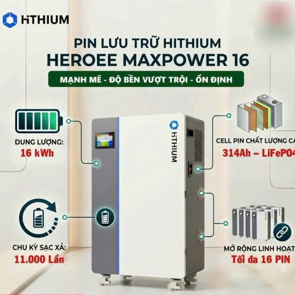Pin lưu trữ Hithium dân dụng